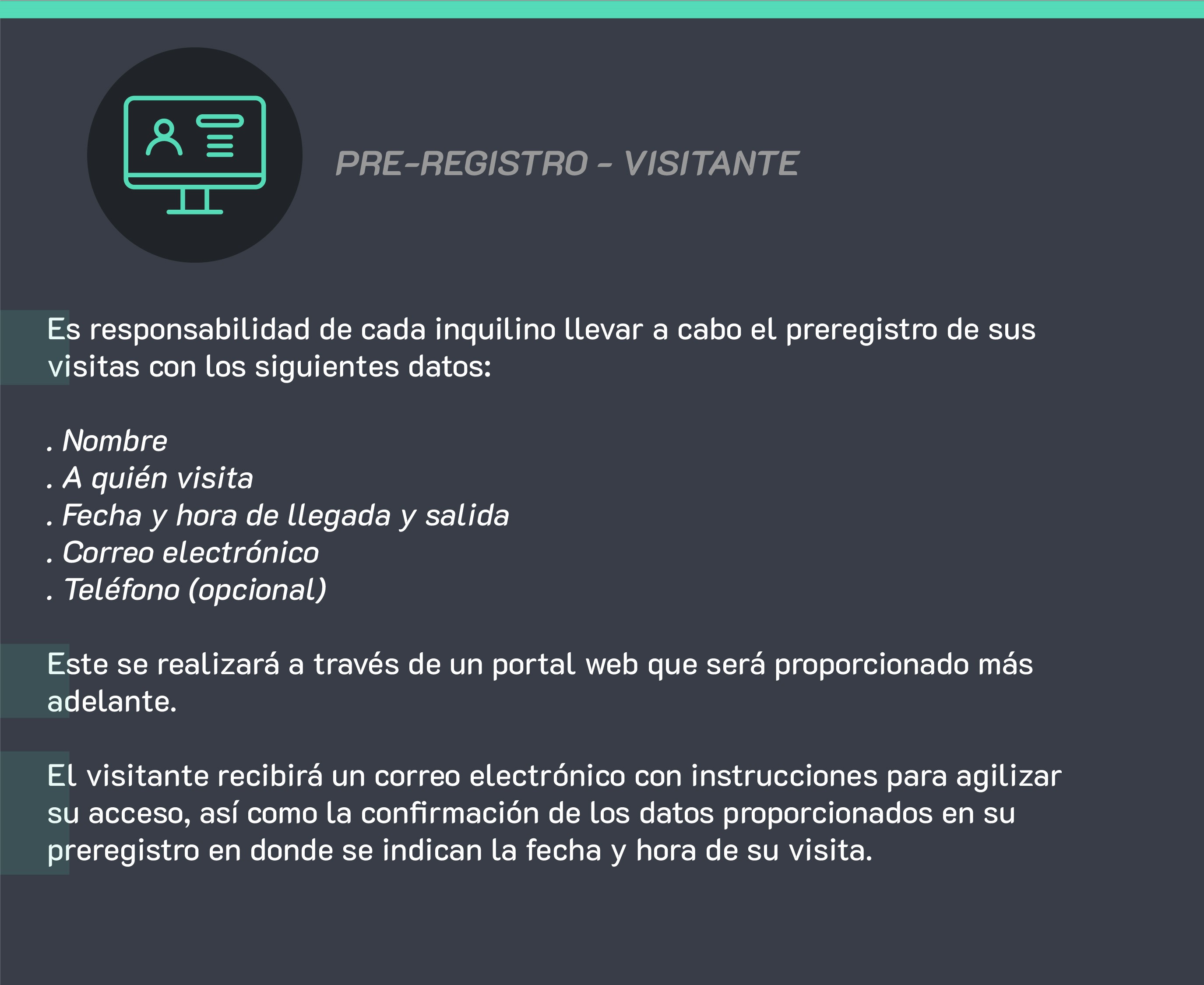 Pre-registro - Visitante